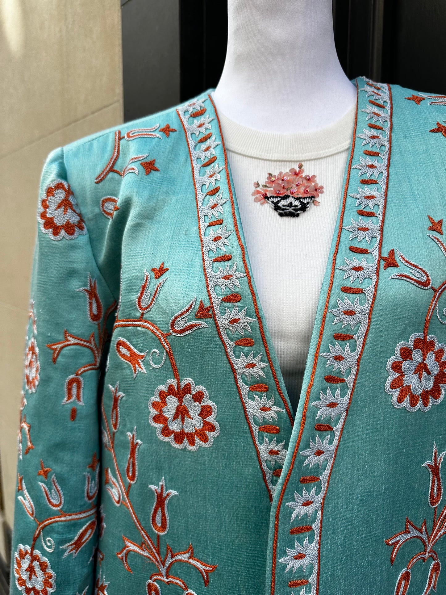 Hand Embroidered Coat