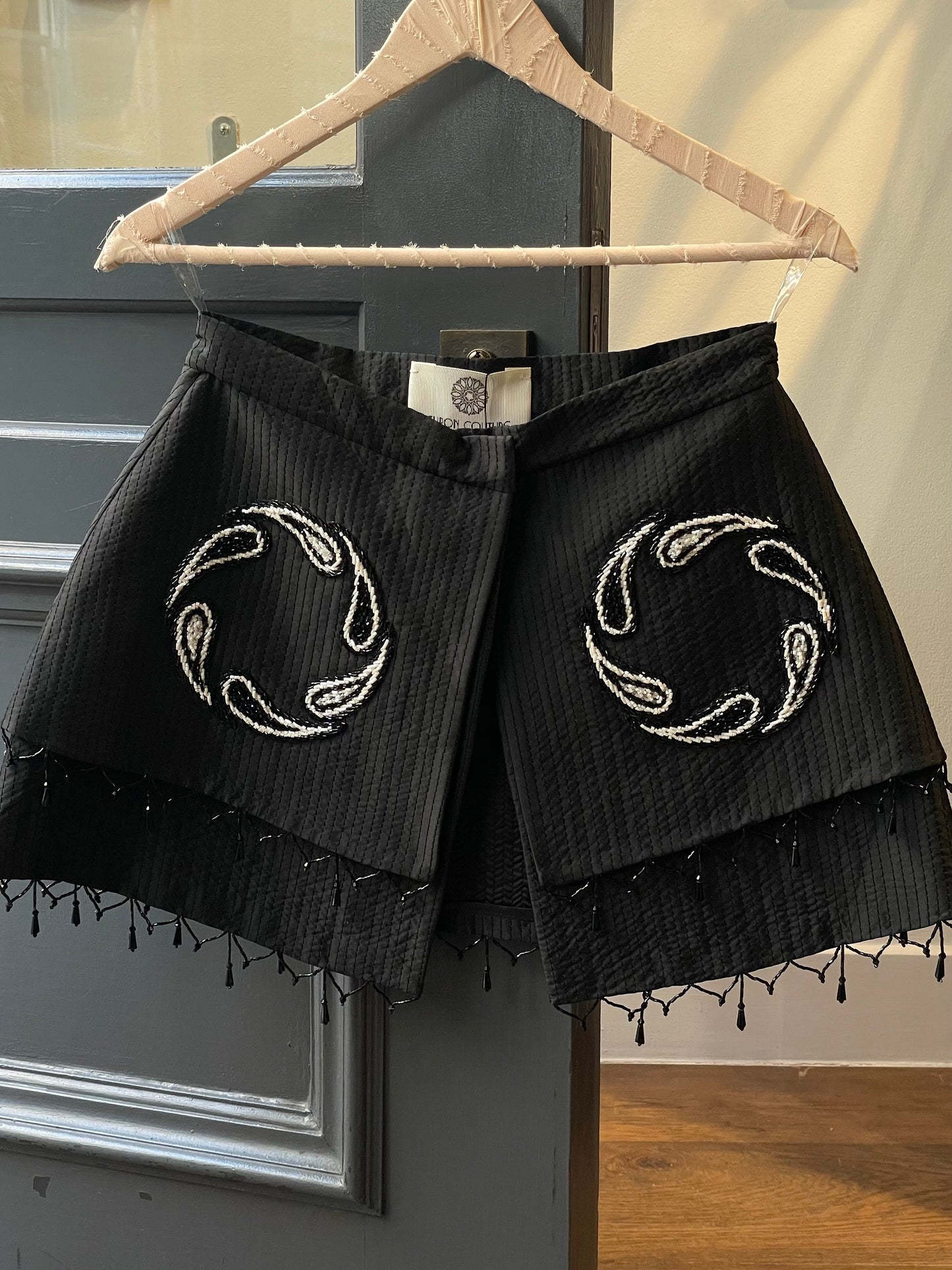 Quilted Peplum Belt
